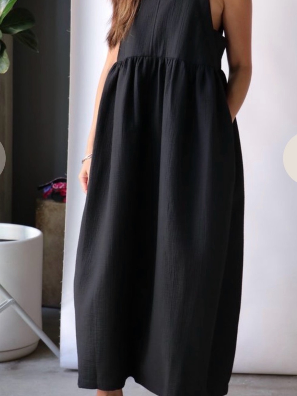 Rachel Comey Black Fresco Midi Dress - Picture 4 of 13